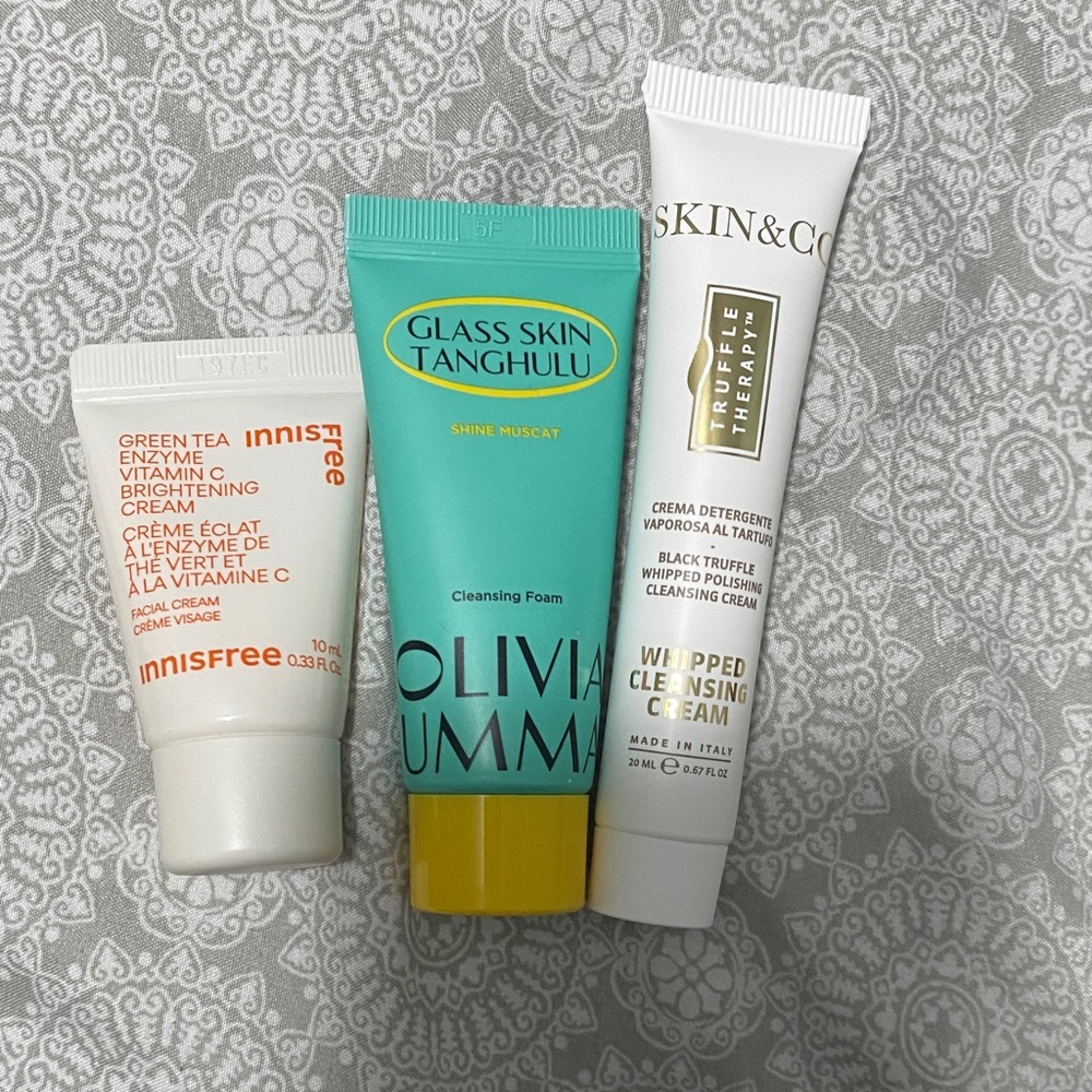 ipsy Skincare Trio - White, Yellow, Blue
